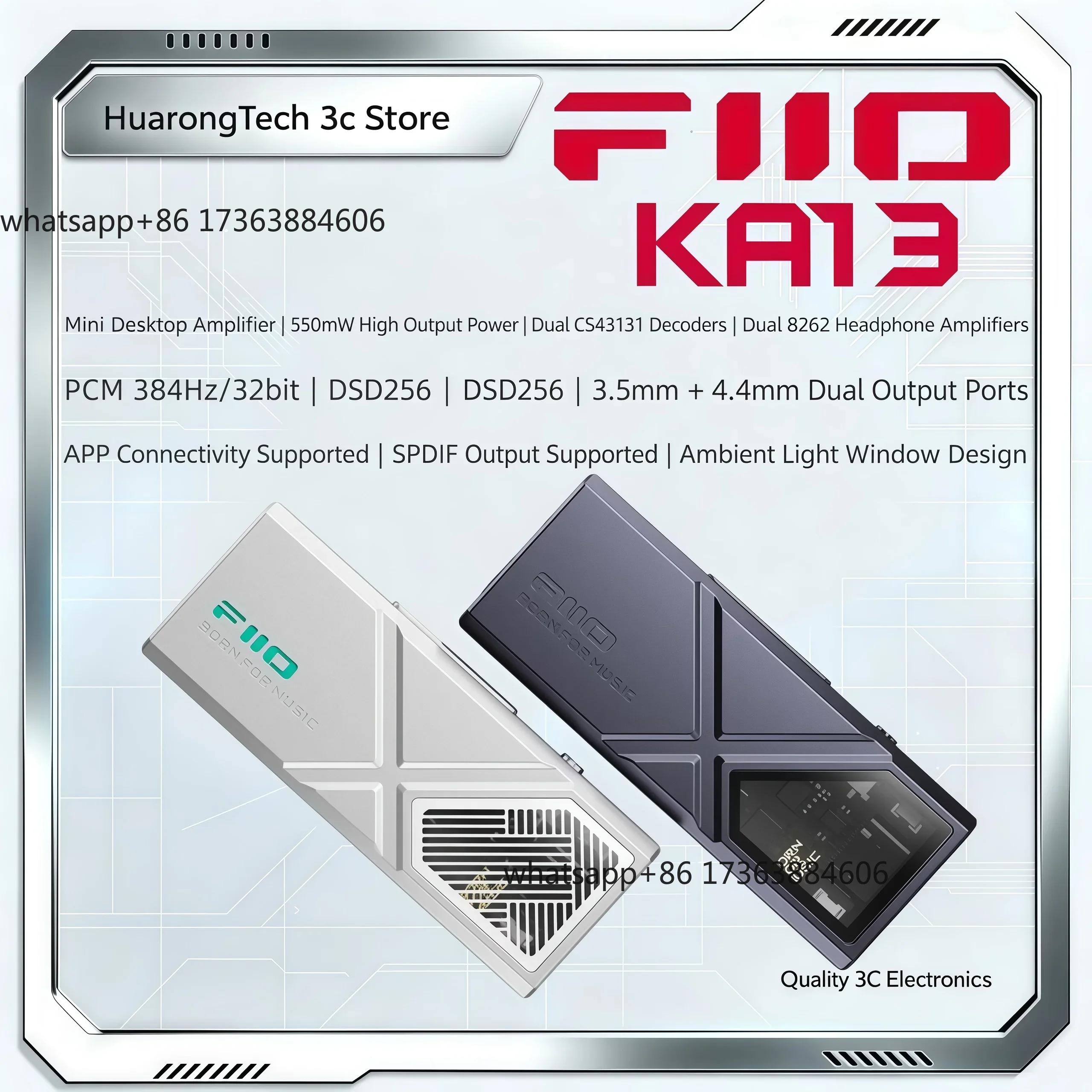 Headphone Amplifier Dac - KA13 USB DAC 헤드폰 앰프, 제이드