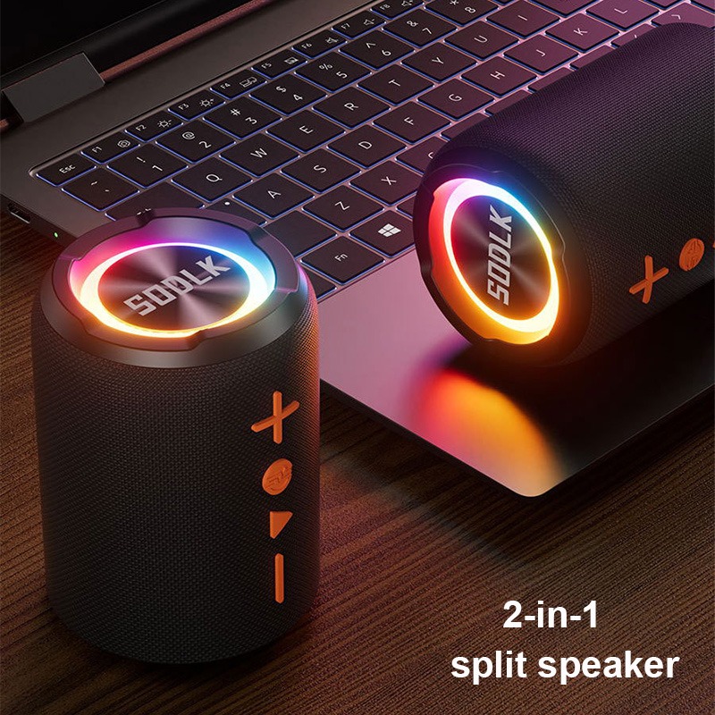 SODLK TX9 2-in-1 분할 블루투스 스피커 휴 - Audio Music Spotify 리뷰 및 가격