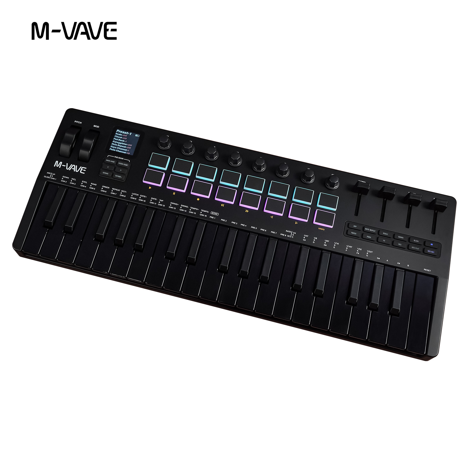 M-VAVE SMK-37 USB MIDI 컨트롤러 37 - Midi Controller Pad 리뷰 및 가격